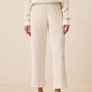 Pact Organic Cotton Thermal Waffle Wide Leg Pant